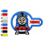 Thomas The Train Embroidery Design 02
